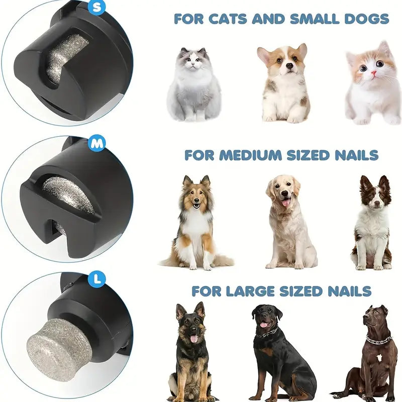 PawPerfect LED Pet Nail Grinder: Gentle, Safe, & Stress-Free Trims💅