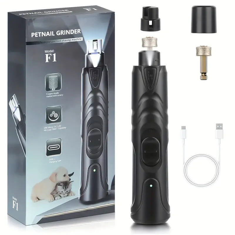 PawPerfect LED Pet Nail Grinder: Gentle, Safe, & Stress-Free Trims💅